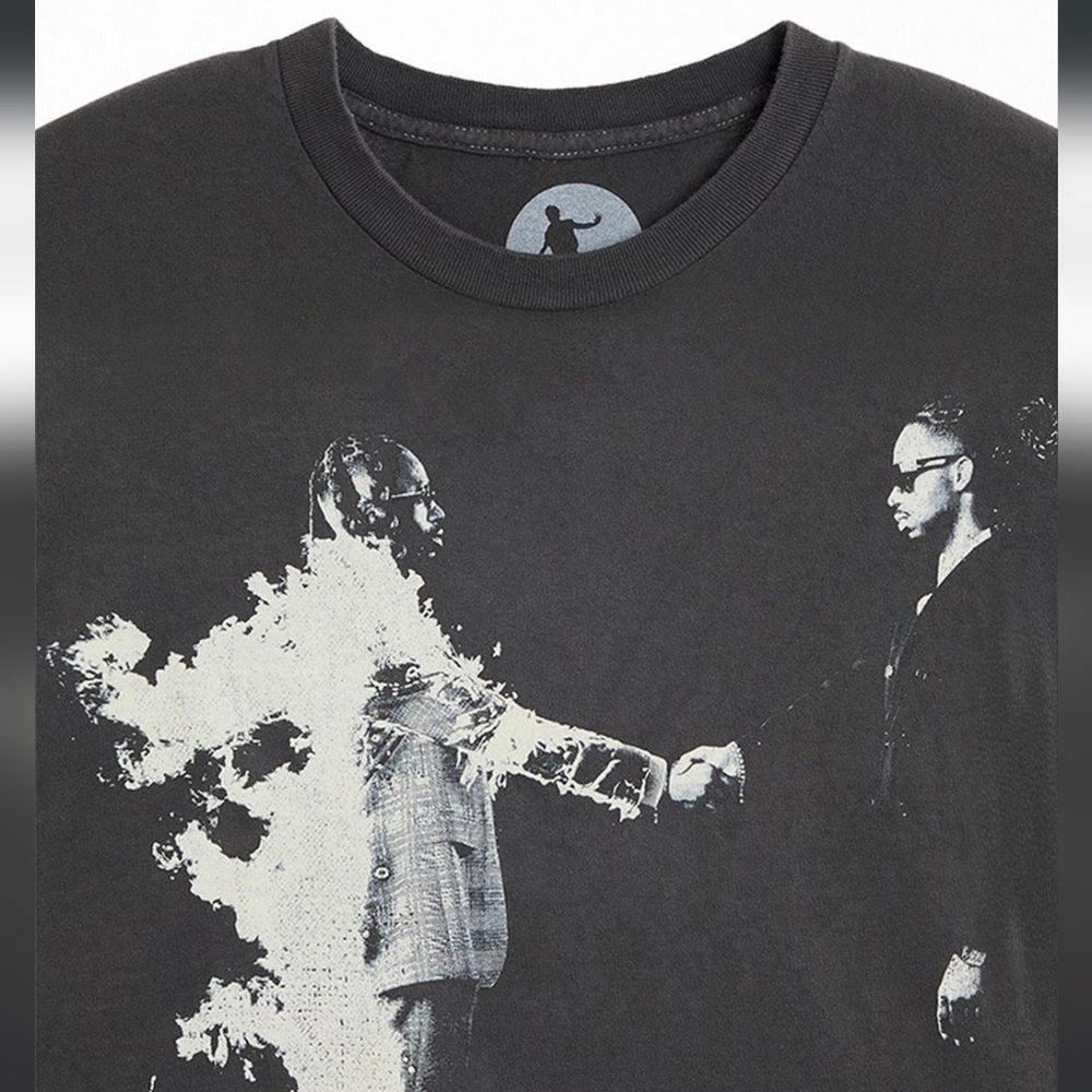 Pacsun Metro Boomin "Heroes & Villains" Graphic Tee In Gray Black NWT Large - Picture 3 of 6